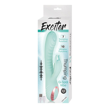 Exciter Thumping G Spot Vibe - Aqua