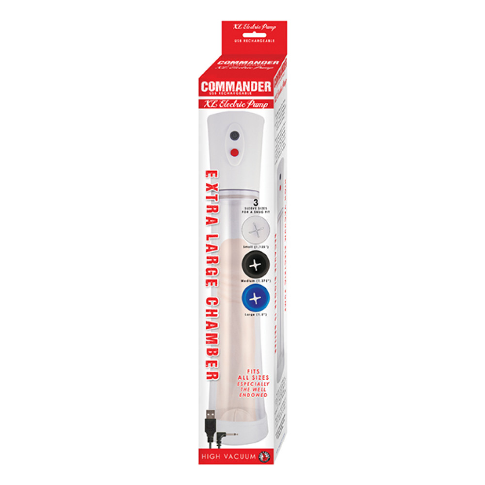 Commander XL Electric Pump - White