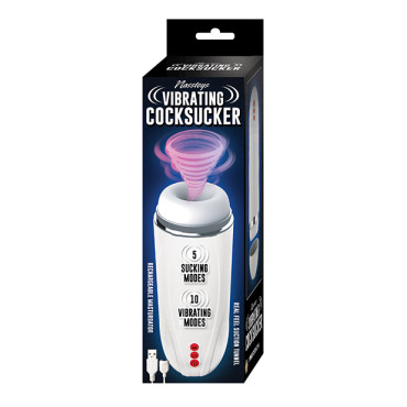 Vibrating Cocksucker - White