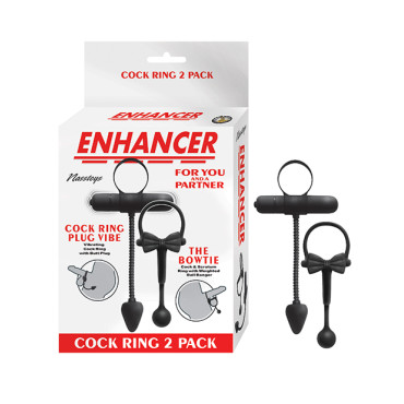 Enhancer Cockring 2 Pack - Black