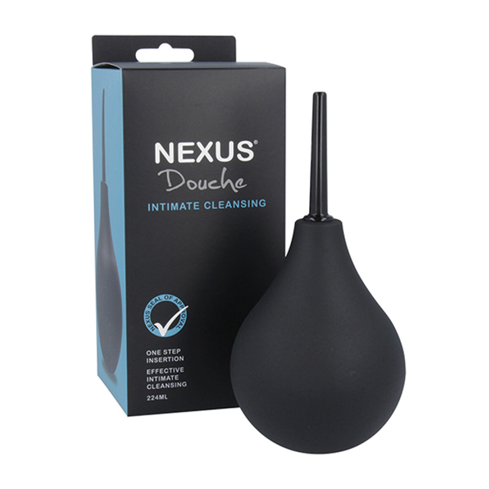 Nexus Non-Return Valve Anal Douche - 224 ml Black