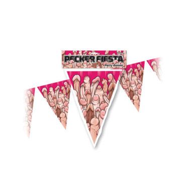 Pecker Fiesta Party Banner - 20ft