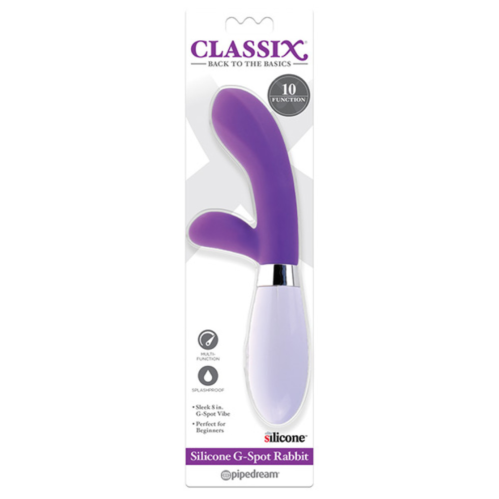 Classix Silicone G-Spot Rabbit - Purple