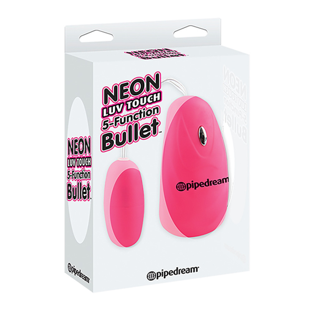 Neon Luv Touch Bullet - 5 Function Pink