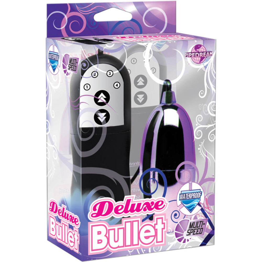 Deluxe Bullet Waterproof Vibe - Mutli-speed Purple