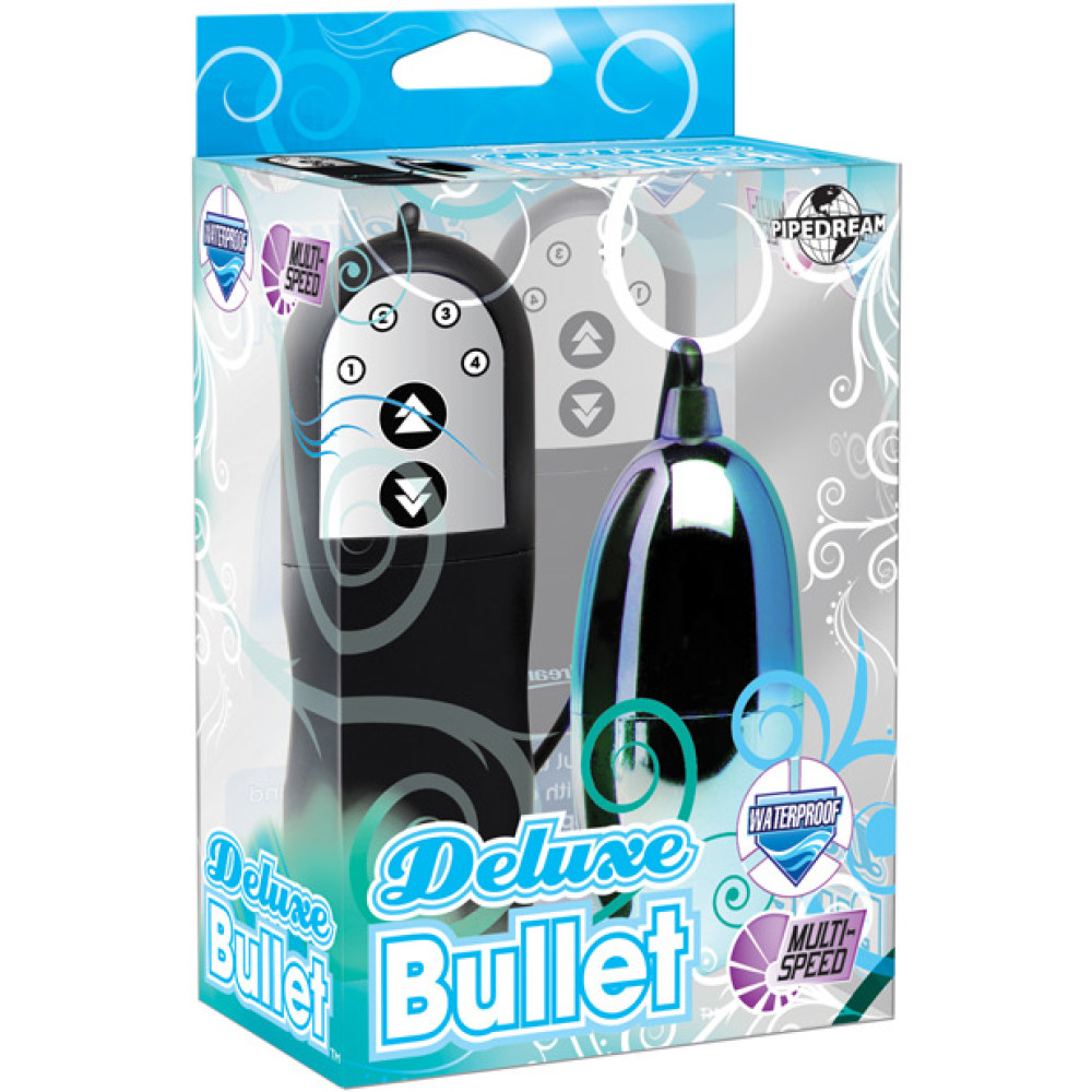 Deluxe Bullet Waterproof Vibe - Mutli-speed Blue