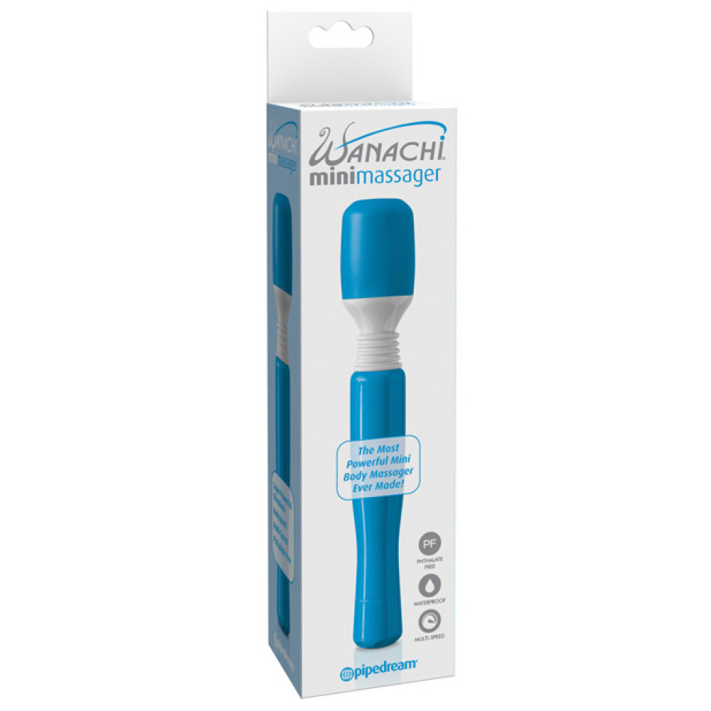 Mini Wanachi Massager Waterproof - Blue