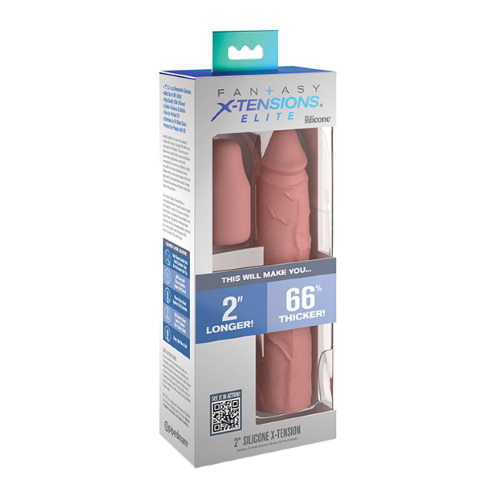 Fantasy X-tensions Elite 8" Sleeve w/2" Plug - Light