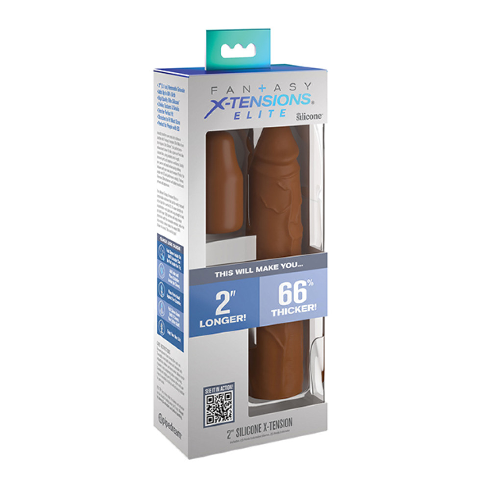 Fantasy X-tensions Elite 8" Sleeve w/2" Plug - Tan