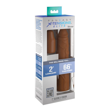 Fantasy X-tensions Elite 8" Sleeve w/2" Plug - Tan