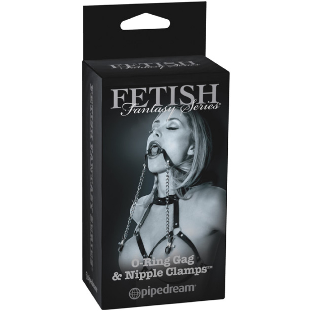 Fetish Fantasy Limited Edition O-Ring Gag & Nipple Clamps