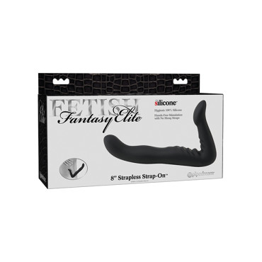 Fetish Fantasy Elite 8" Strapless Strap On - Black