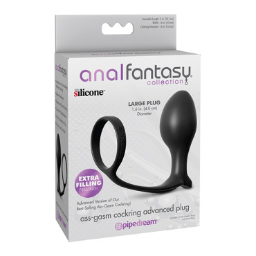 Anal Fantasy Collection Ass Gasm Advanced Plug w/Cockring