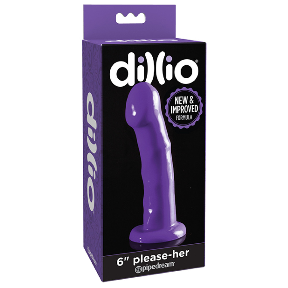 Dillio 6" Please Her - Purple