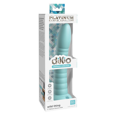 Dillio Platinum 7" Wild Thing Silicone Dildo - Teal