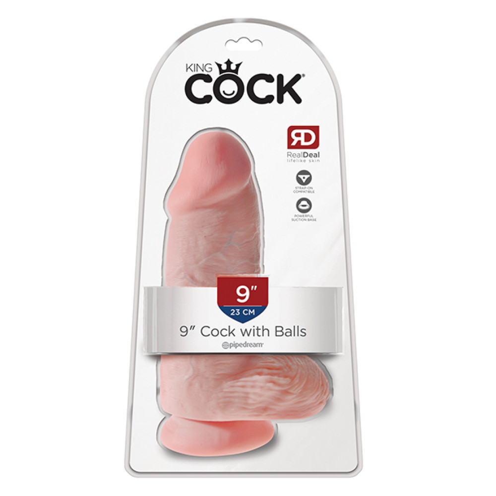 King Cock 9" Chubby - Flesh