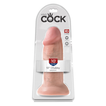 King Cock 10" Chubby - Flesh