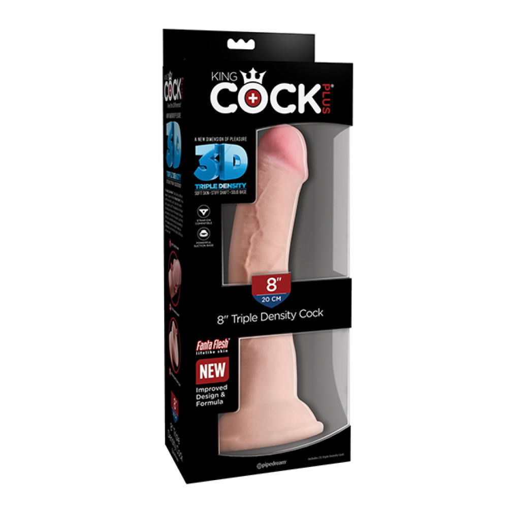 King Cock Plus 8" Triple Density Cock