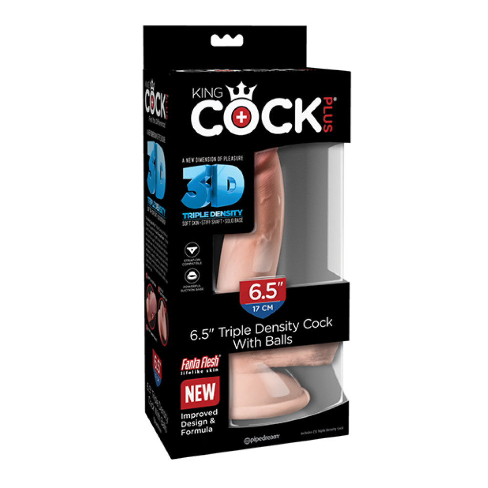 King Cock Plus 6.5" Triple Density Cock w/Balls