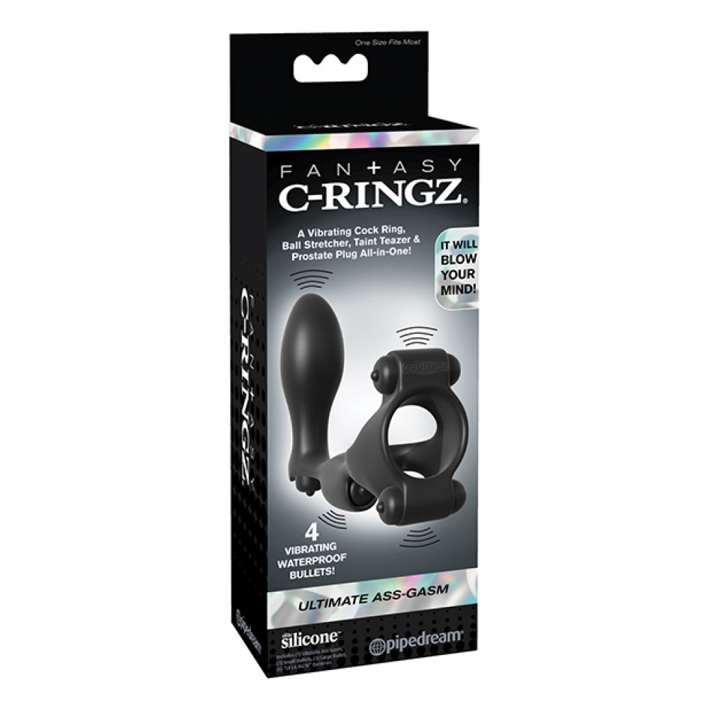 Fantasy C Ringz Ultimate Ass Gasm - Black