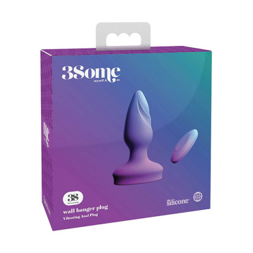Threesome Wall Banger Plug - Purple