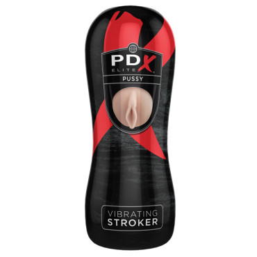 PDX Elite Vibrating Stroker - Pussy