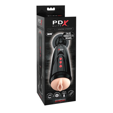 PDX Elite Dirty Talk Starter Stroker