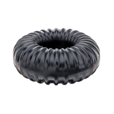 Perfect Fit Ribbed Ring - Black