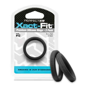 Perfect Fit Xact Fit #12 - Black Pack of 2