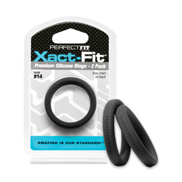 Perfect Fit Xact Fit #14 - Black Pack of 2