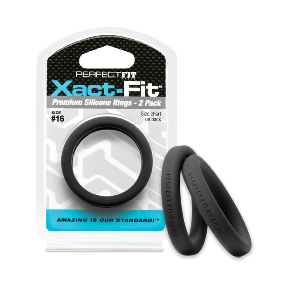 Perfect Fit Xact Fit #16 - Black Pack of 2
