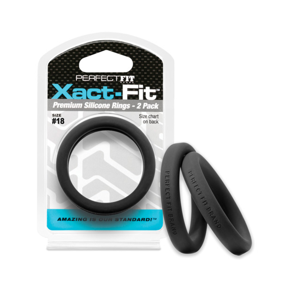 Perfect Fit Xact Fit #18 - Black Pack of 2