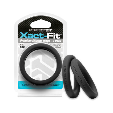 Perfect Fit Xact Fit #20 - Black Pack of 2