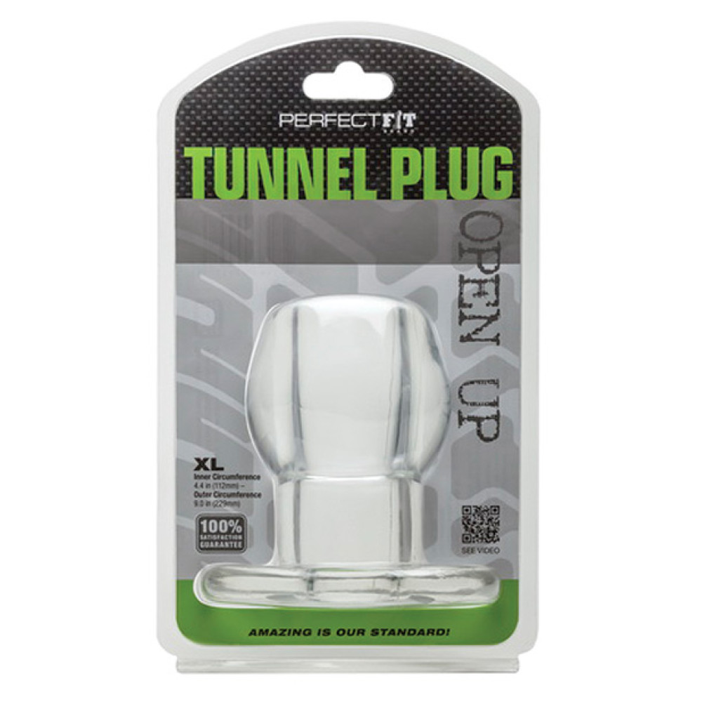 Perfect Fit Tunnel Plug XLarge - Clear