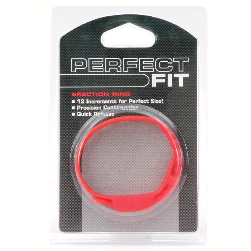 Perfect Fit Speed Shift 17 Adjustments Cock Ring - Red
