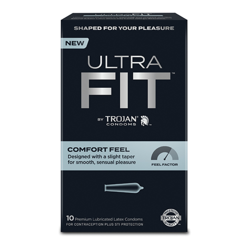 Trojan Ultrafit Comfort Feel Condom - Pack of 10