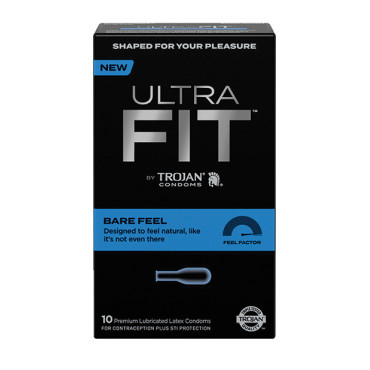 Trojan Ultrafit Bare Feel Condom - Pack of 10