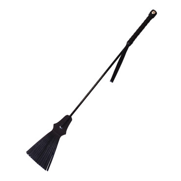 Rouge Tasselled Riding Crop - Black