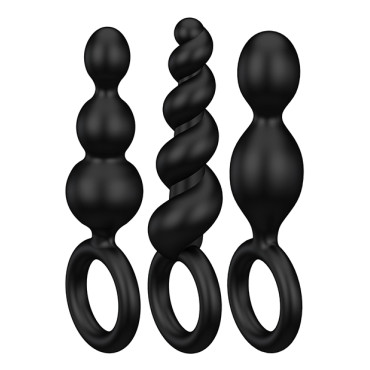 Satisfyer Booty Call Plugs - Black