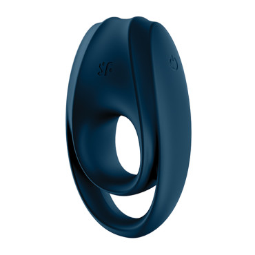 Satisfyer Incredible Duo Ring Vibrator - Dark Blue