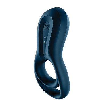 Satisfyer Epic Duo Ring Vibrator - Dark Blue