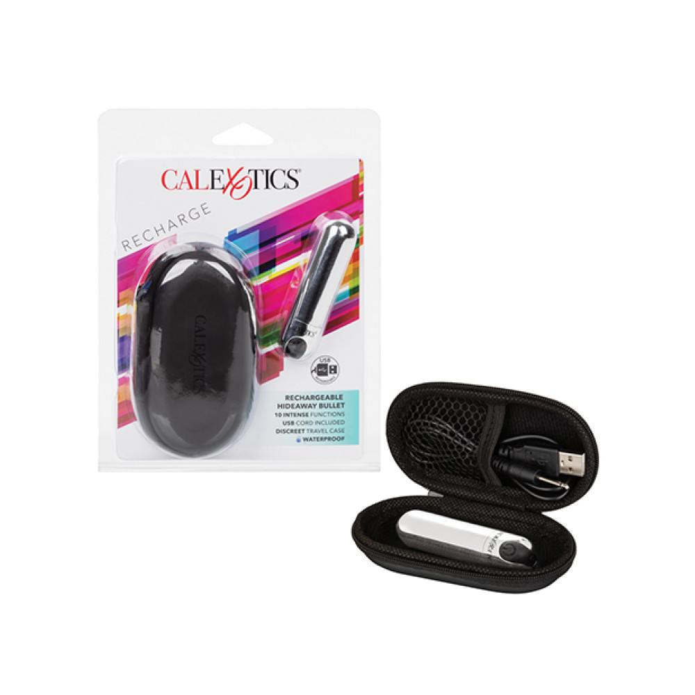 Rechargeable Hideaway Bullet - Silver