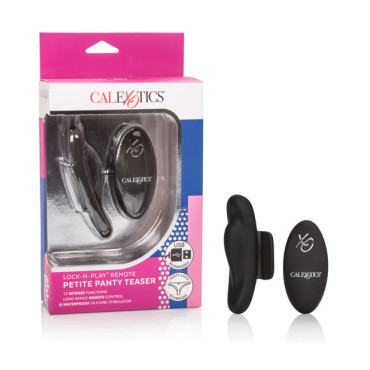 Lock-N-Play Remote Petite Panty Teaser - Black
