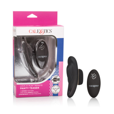 Lock-N-Play Remote Panty Teaser - Black
