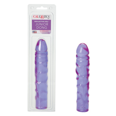 Reflective Gel Jr Dong 7.5" - Purple