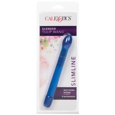 6.5" Slender Tulip Wand - Cobalt
