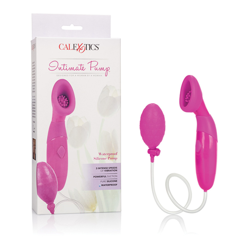 Intimate Pumps Silicone Clitoral Pumps Waterproof - Pink
