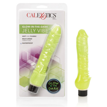 Glow-In-The-Dark 7" Jelly Penis Vibe