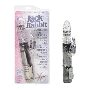 Thrusting Orgasm Bunny Vibe - Black