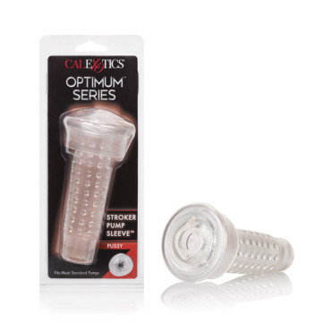 Optimum Series Stroker Pump Sleeve - Pussy Clear